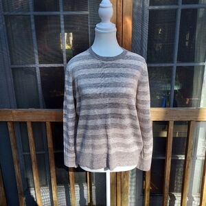 Brooks Brothers Striped Linen Women's Sweater